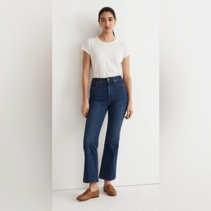 Madewell “the perfect vintage flare cropped” jeans size 28 used great condition